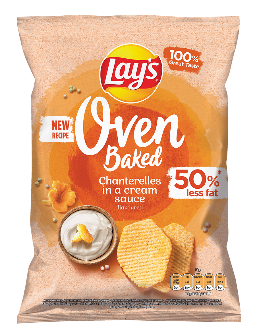 Lay's Oven Baked Chanterelles in a Cream Sauce